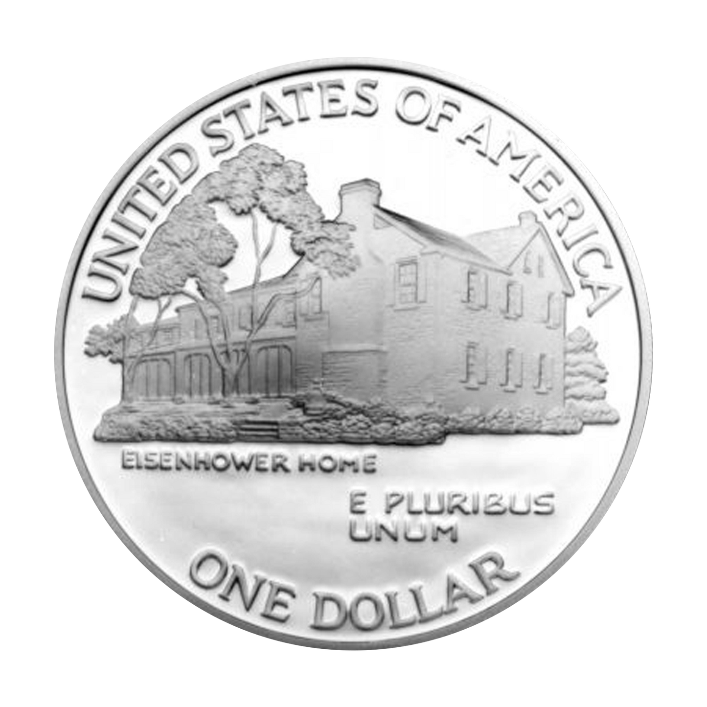 1990 Eisenhower Silver Dollar Philadelphia Proof - Original Government Packaging OGP