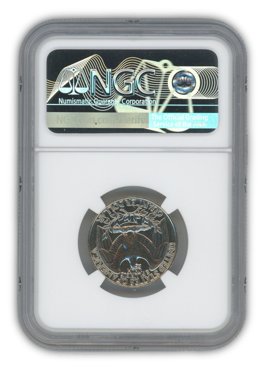 1990 Washington Quarter Dollar Philadelphia - NGC MS66 PL Prooflike - CoinsTV