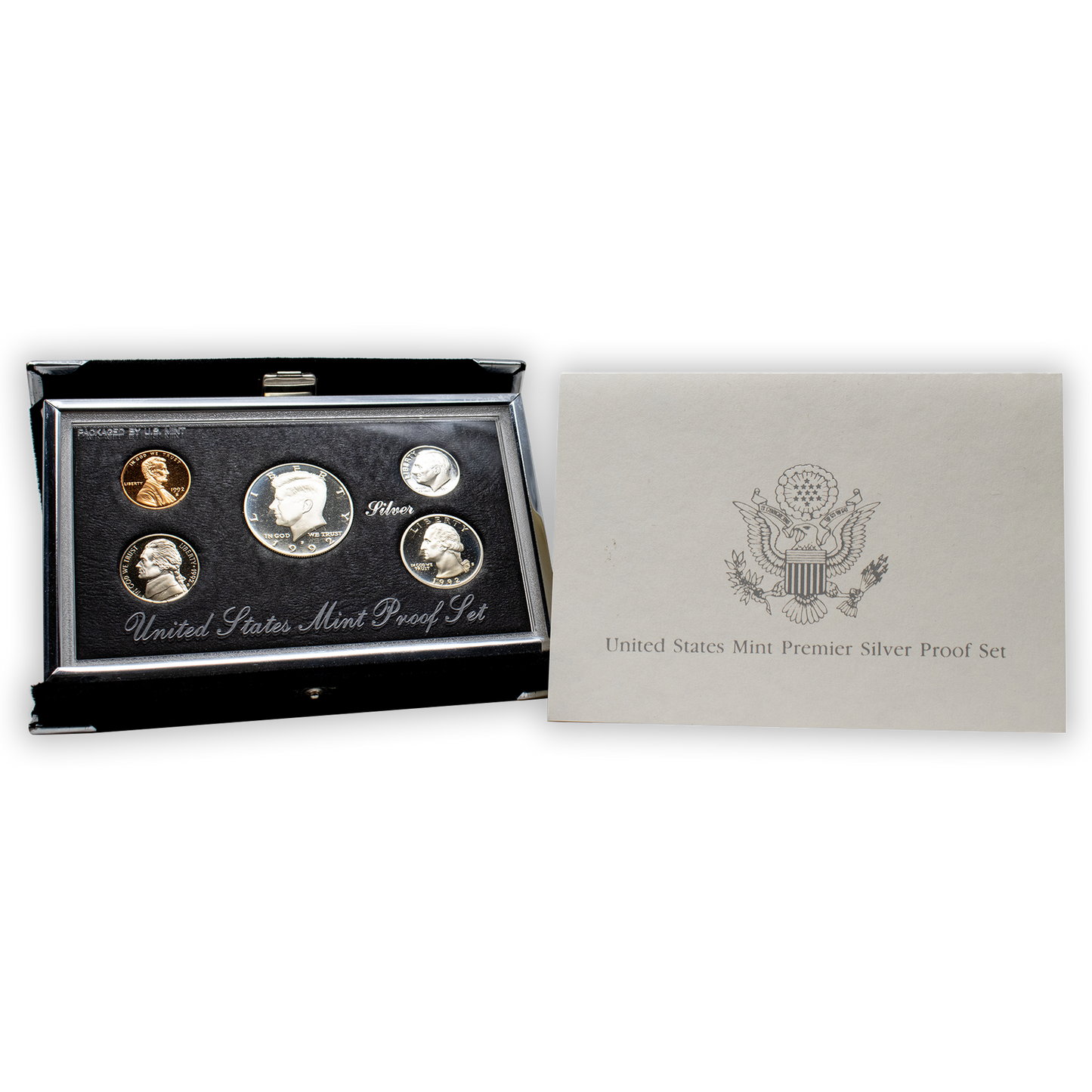 1992 Premier Silver Proof Set - 5 Coins