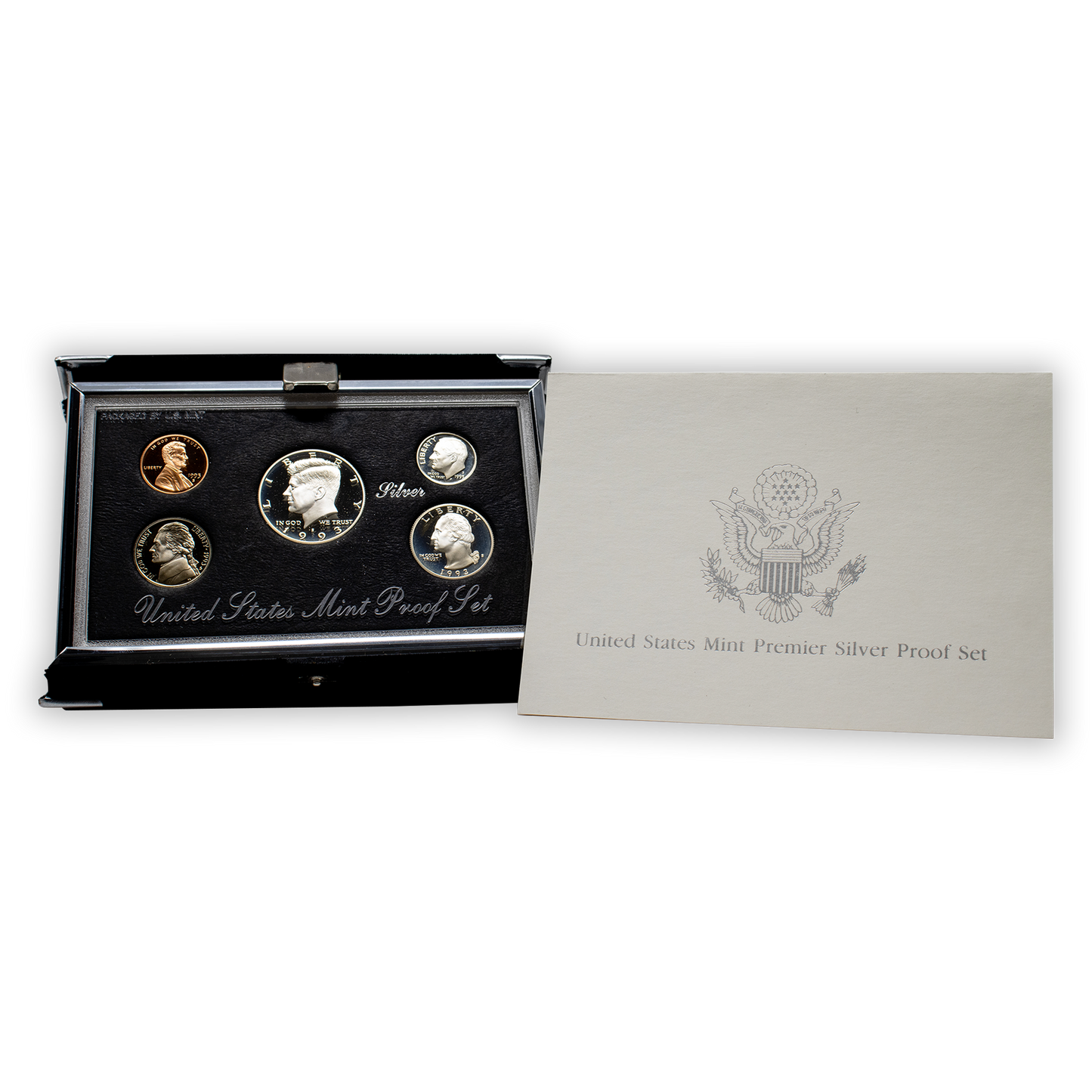 1993 Premier Silver Proof Set - 5 Coins