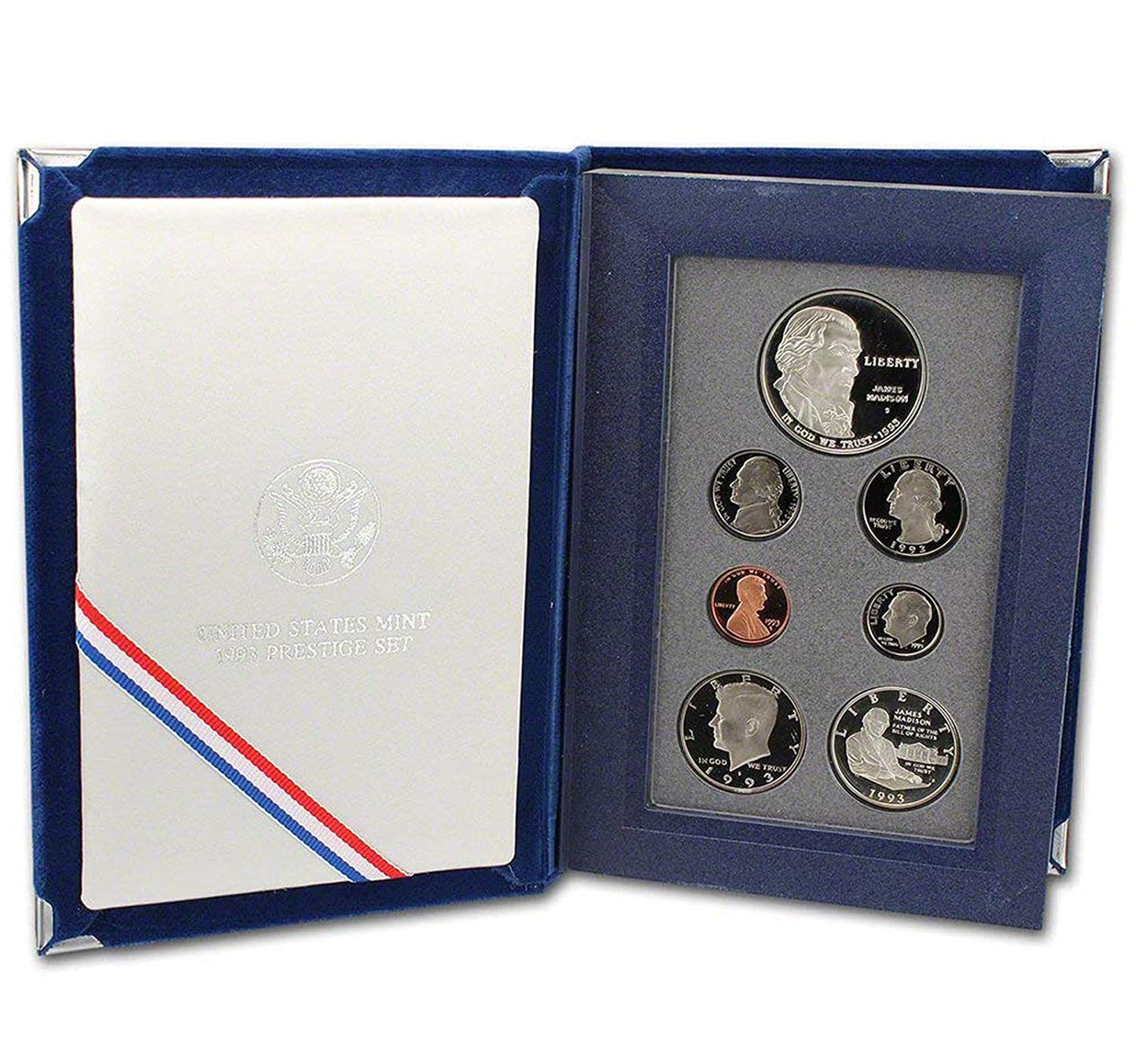 1993 US Prestige Proof Set - 7 Coins - CoinsTV