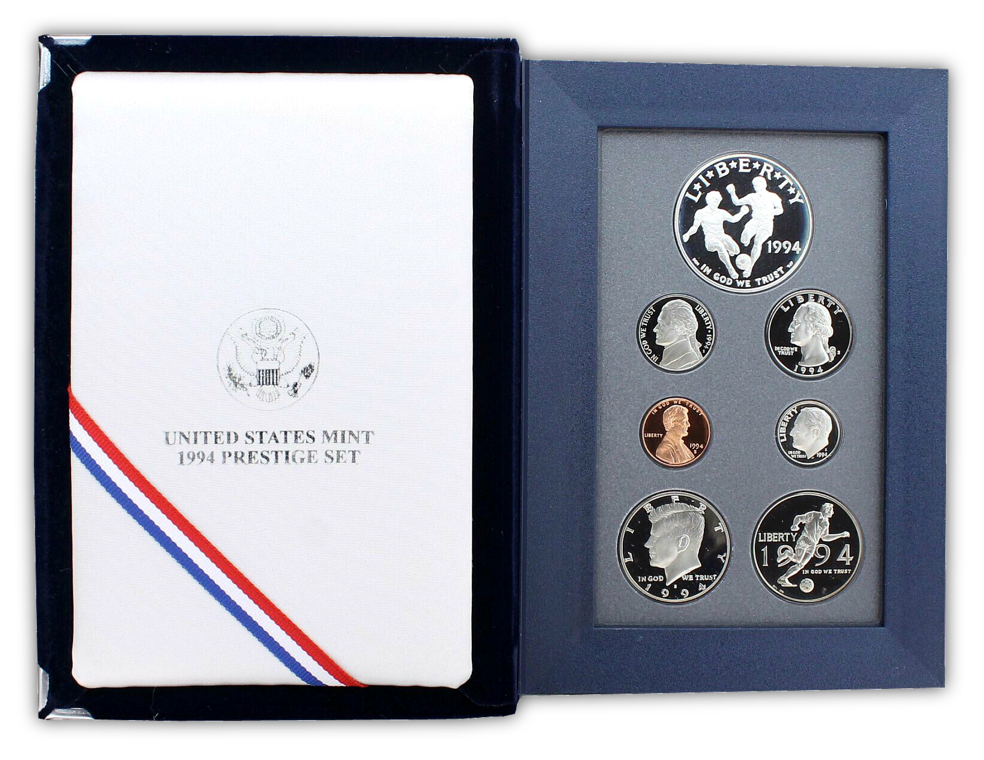 1994 US Prestige Proof Set - 7 Coins