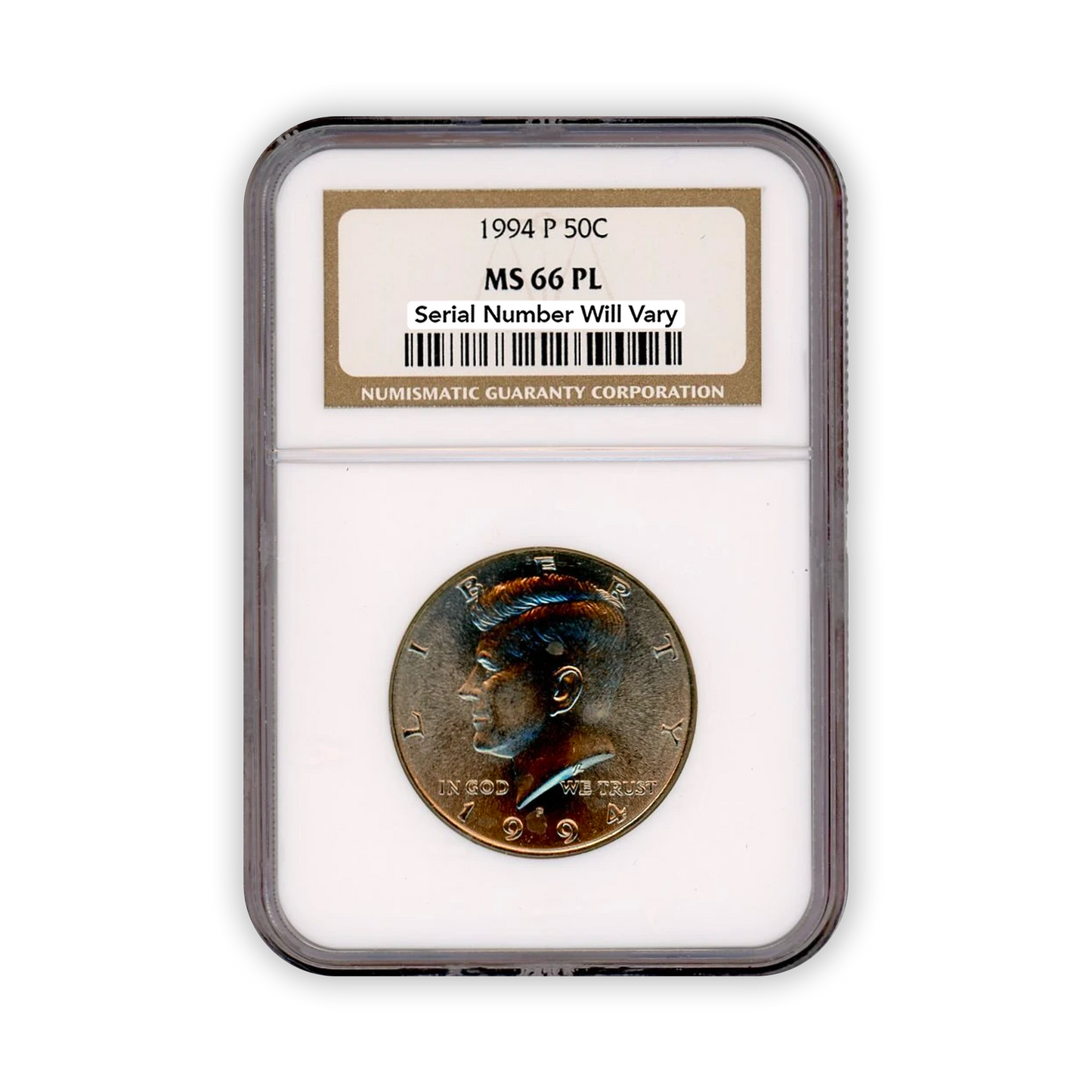 1994 Kennedy Half Dollar Philadelphia - NGC MS66 PL Prooflike