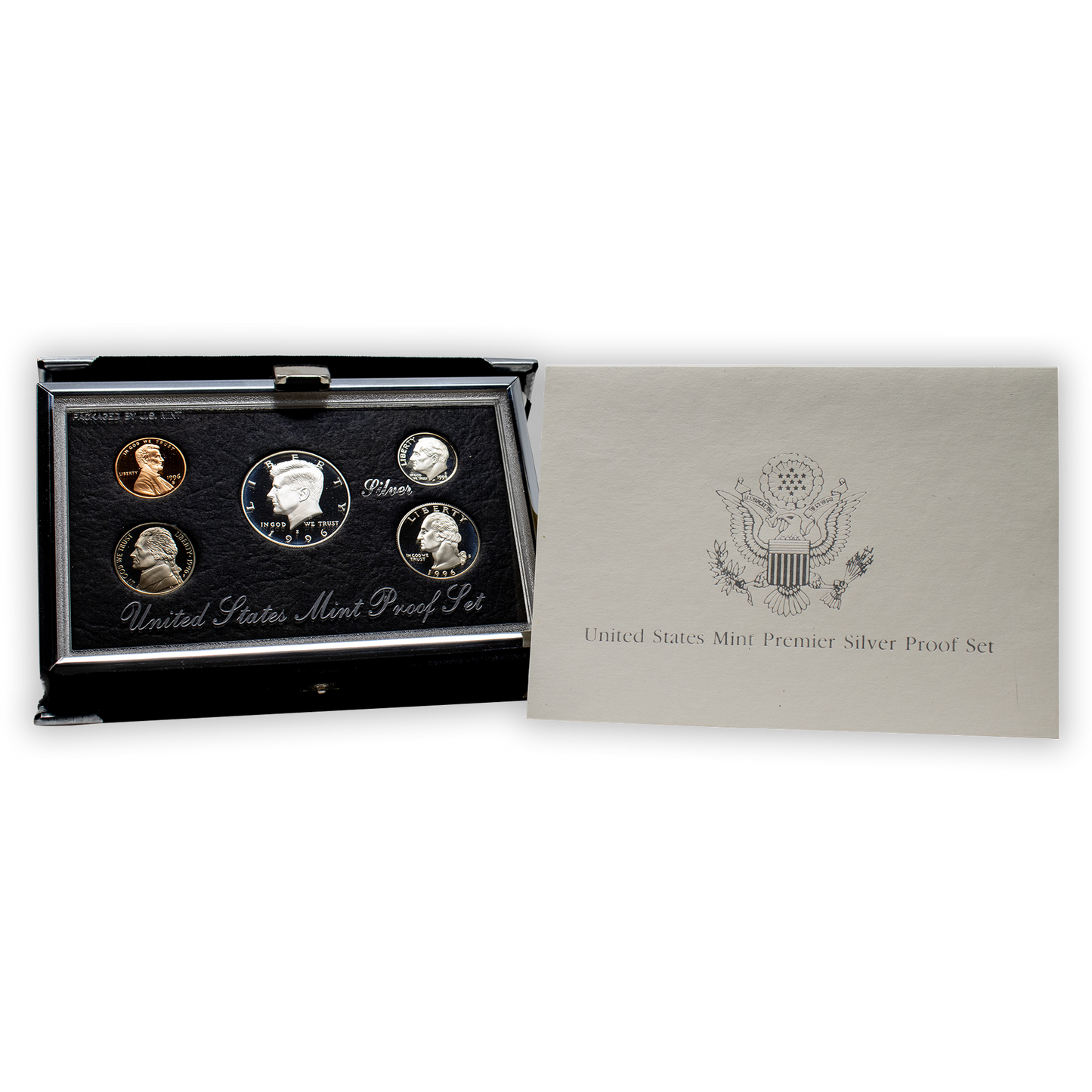 1996 Premier Silver Proof Set - 5 Coins