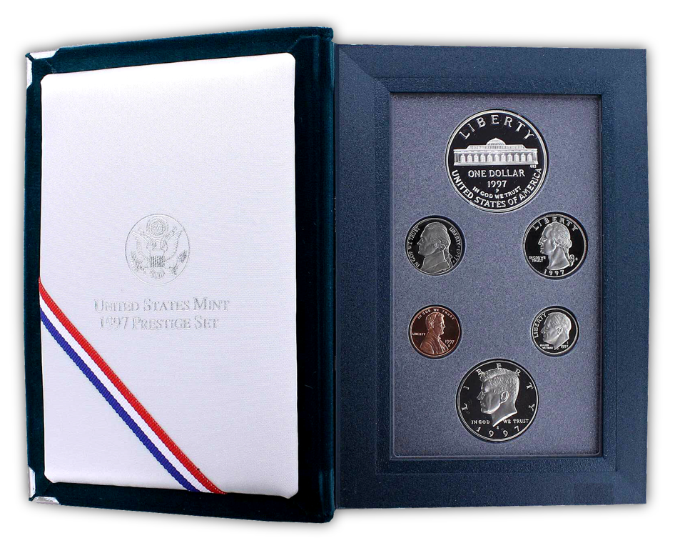 1997 US Prestige Proof Set - 6 Coins