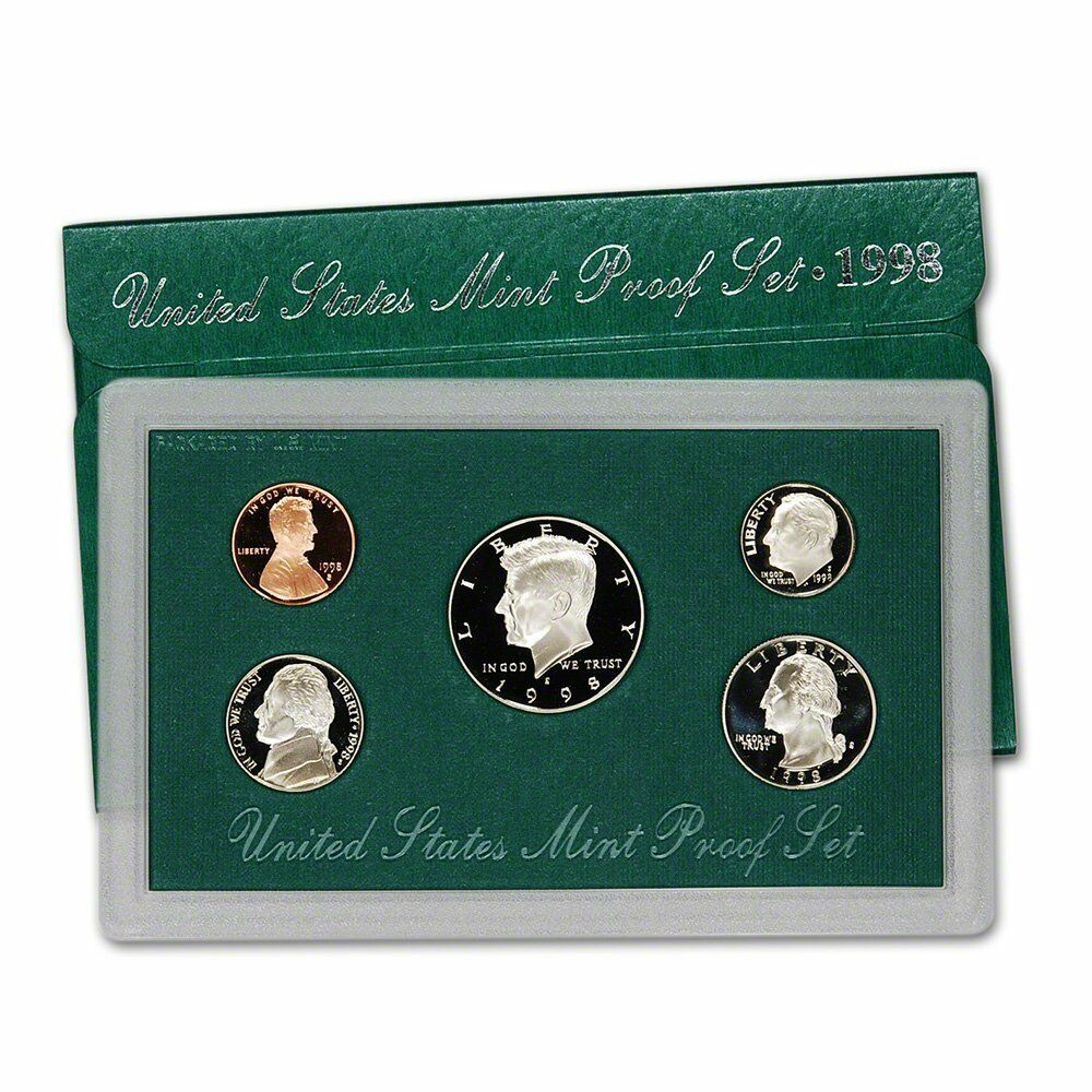 1998 US Proof Set - 5 Coins