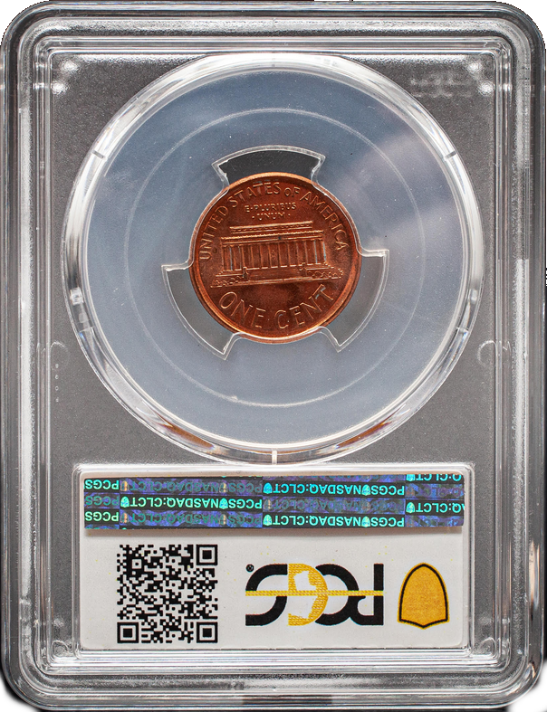 1999 Lincoln Cent - Broadstruck Out of Collar - PCGS MS66 RD - CoinsTV