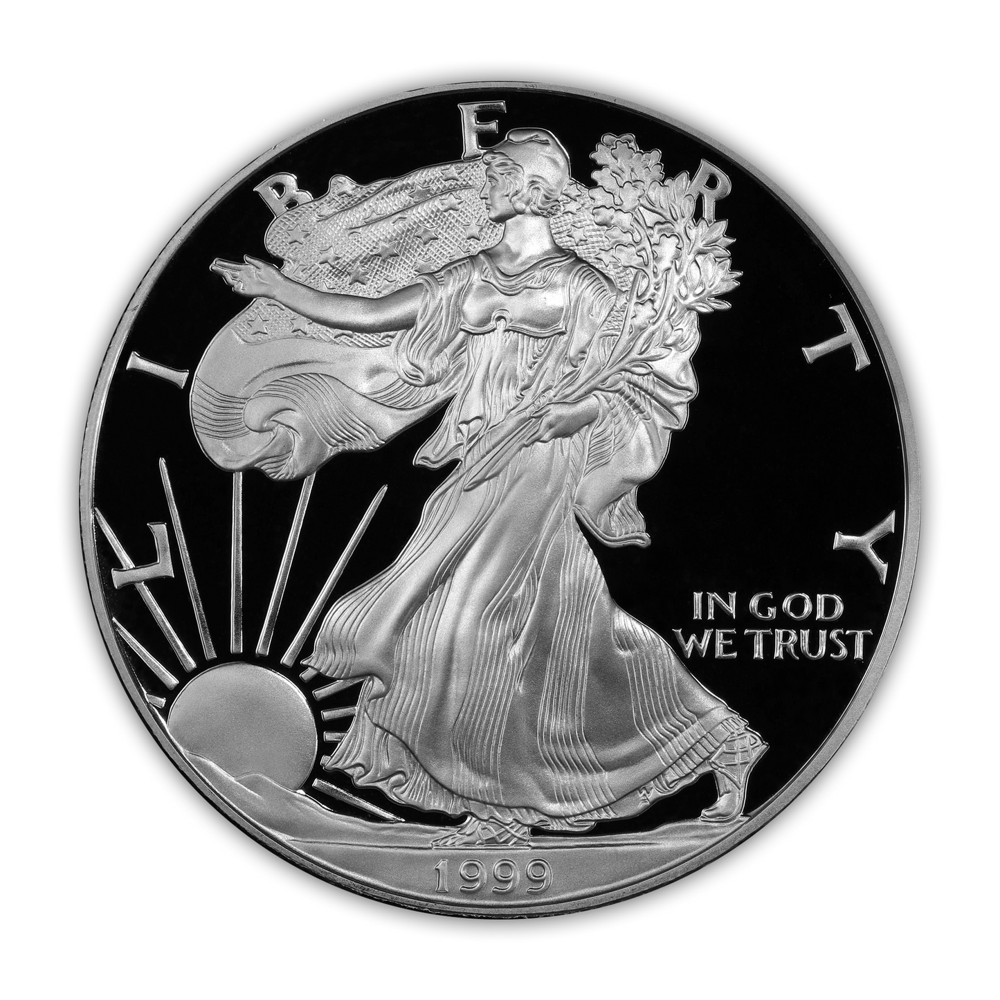 1999 Silver Eagle - Philadelphia Proof - Original Government Packaging (OGP)