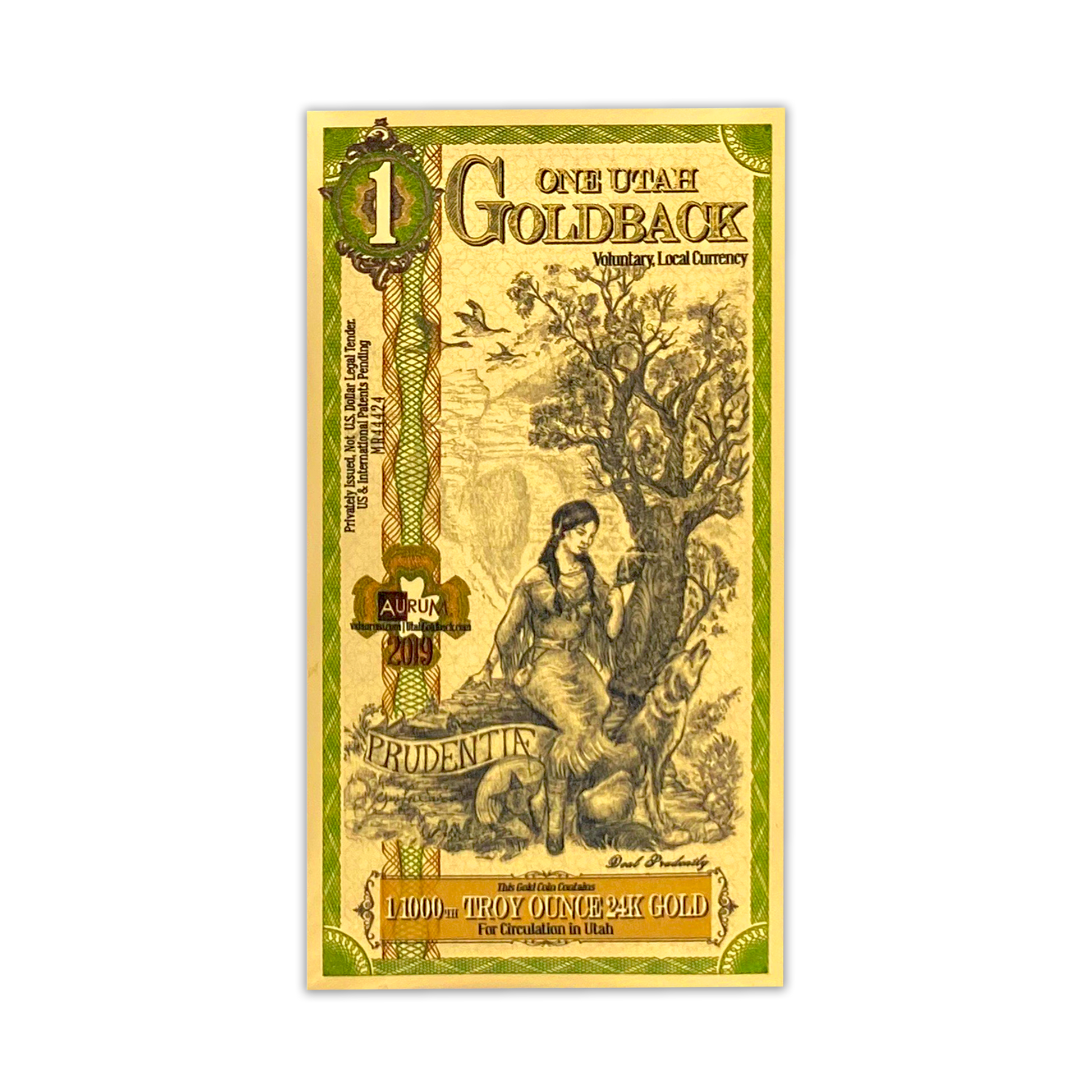 Goldback Aurum 1/1000 oz 3 Note Set - CoinsTV