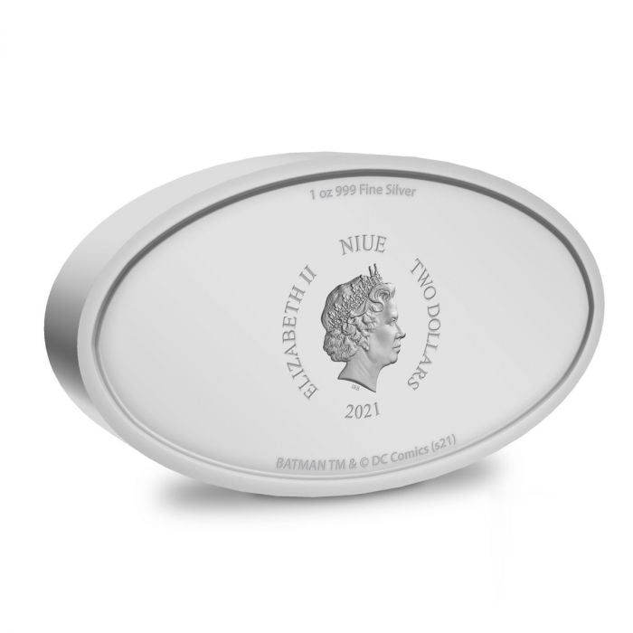 2021 Niue DC Comics Series - Batman Logo - 1 oz Silver Proof Coin - CoinsTV