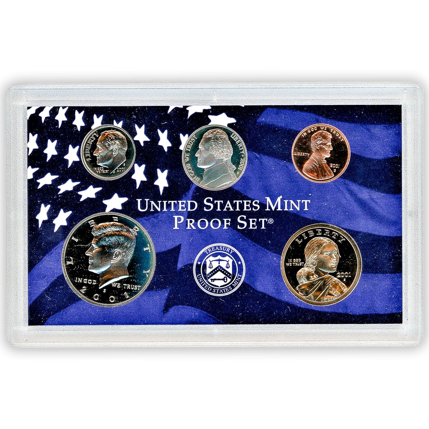 2001 US Proof Set - 10 Coins