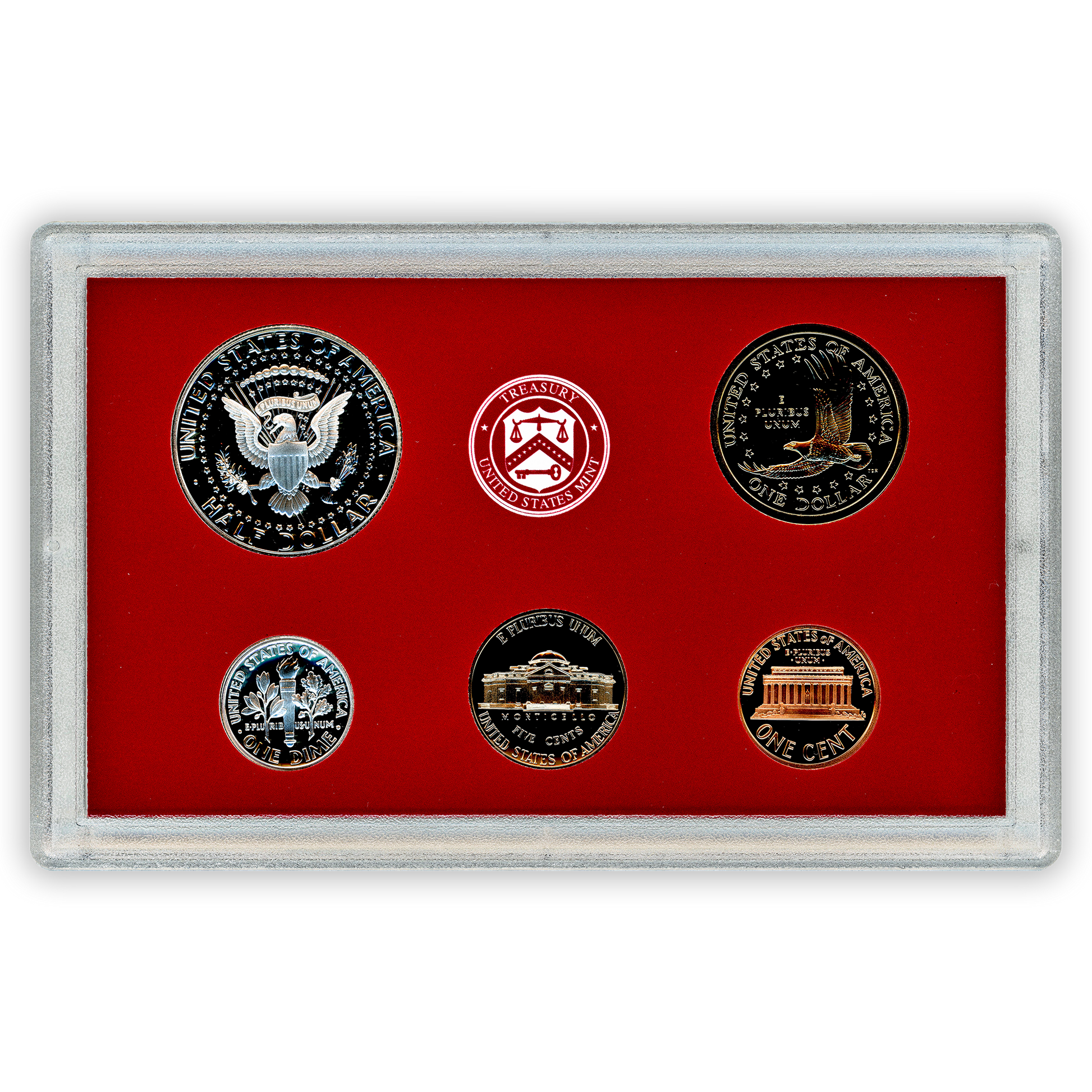 2001 Silver Proof Set - 10 Coins - CoinsTV