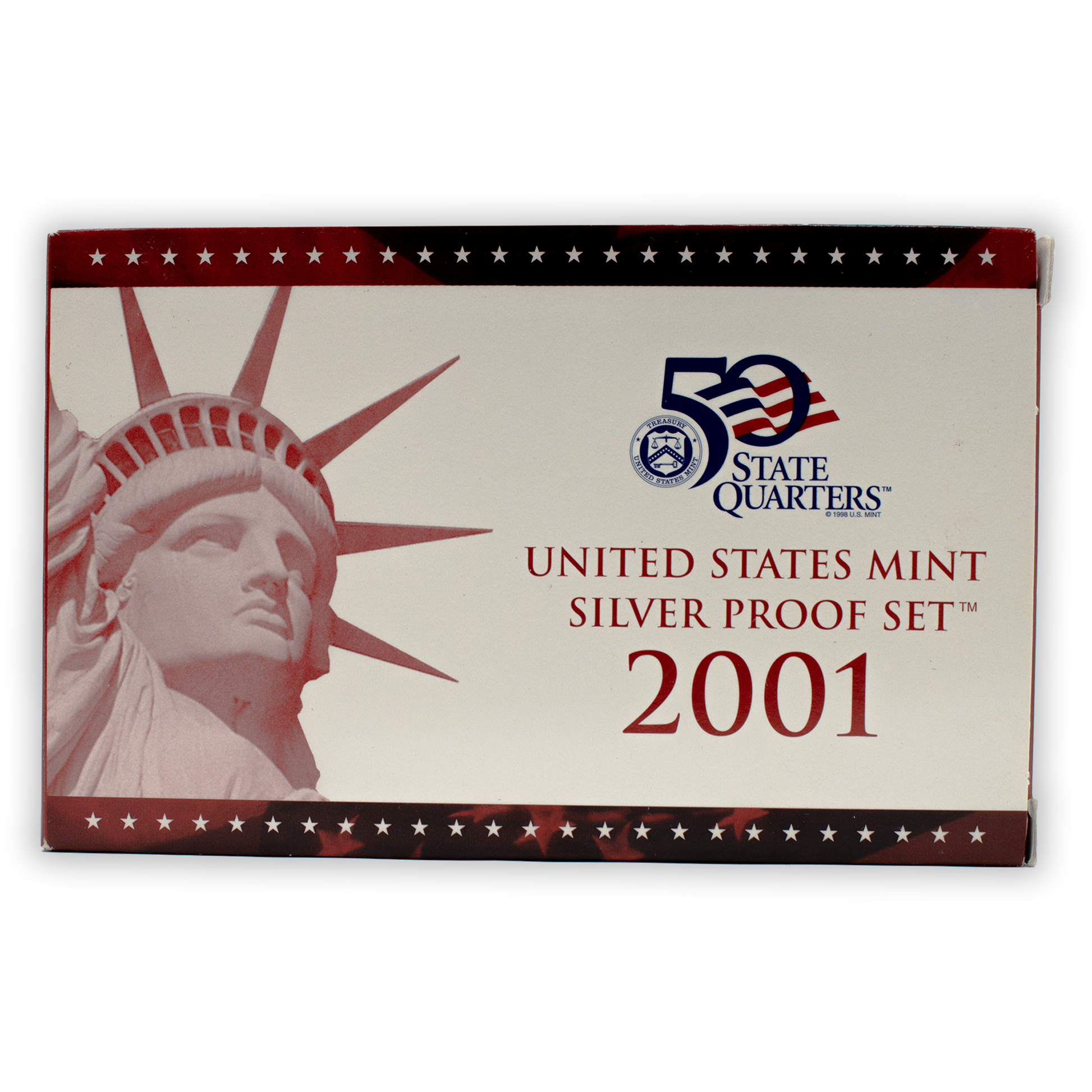 2001 Silver Proof Set - 10 Coins - CoinsTV