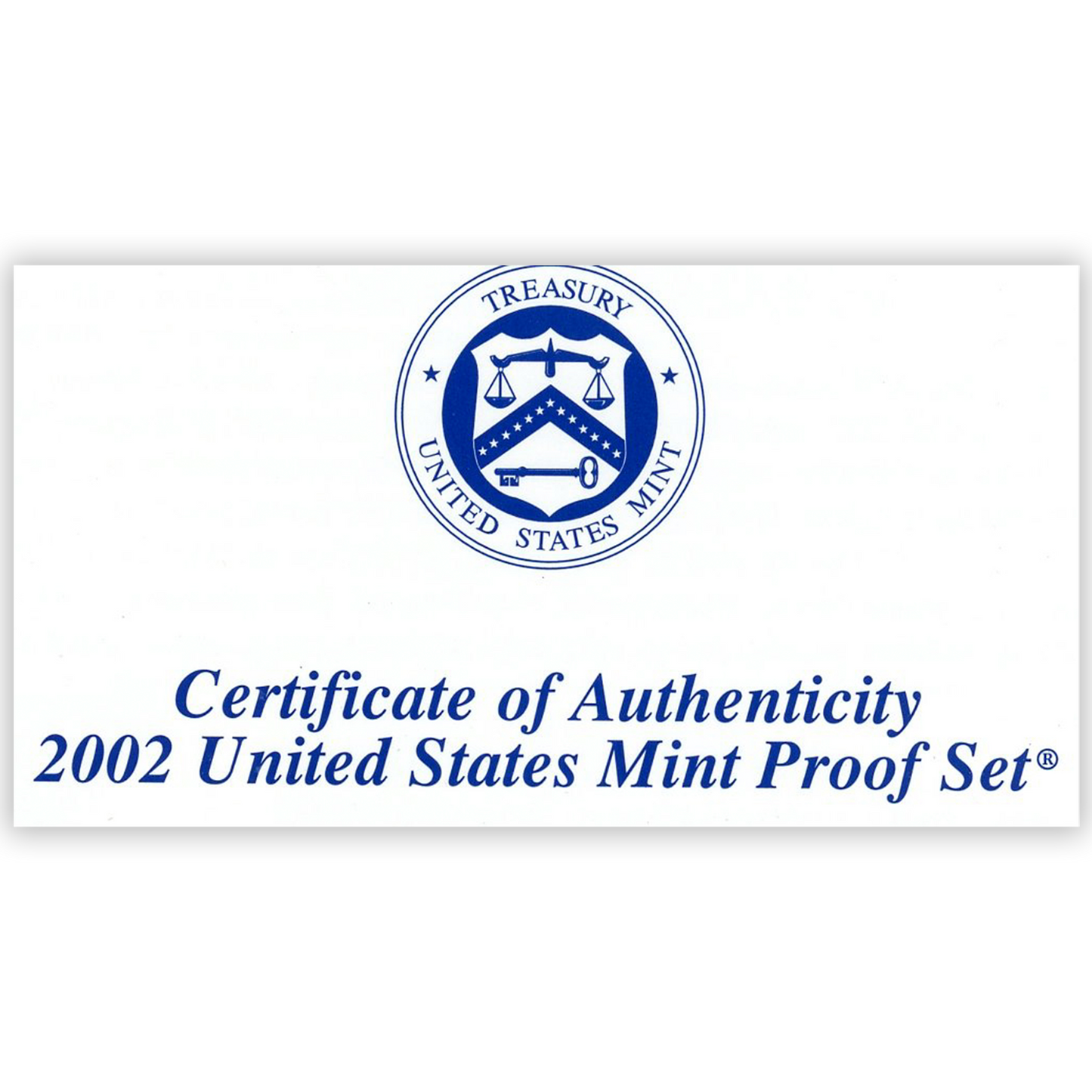 2002 US Proof Set - 10 Coins