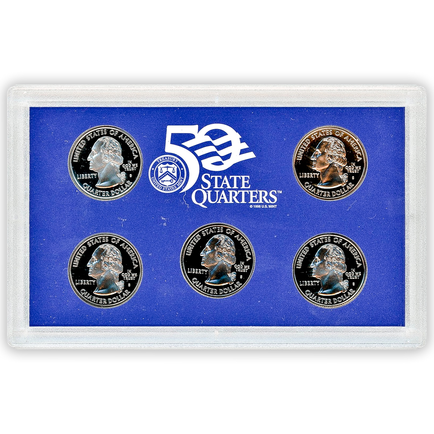 2002 US Proof Set - 10 Coins