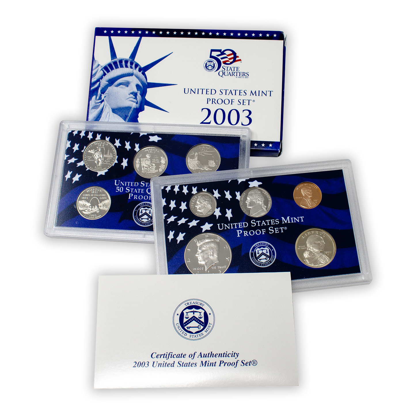 2003 US Proof Set - 10 Coins