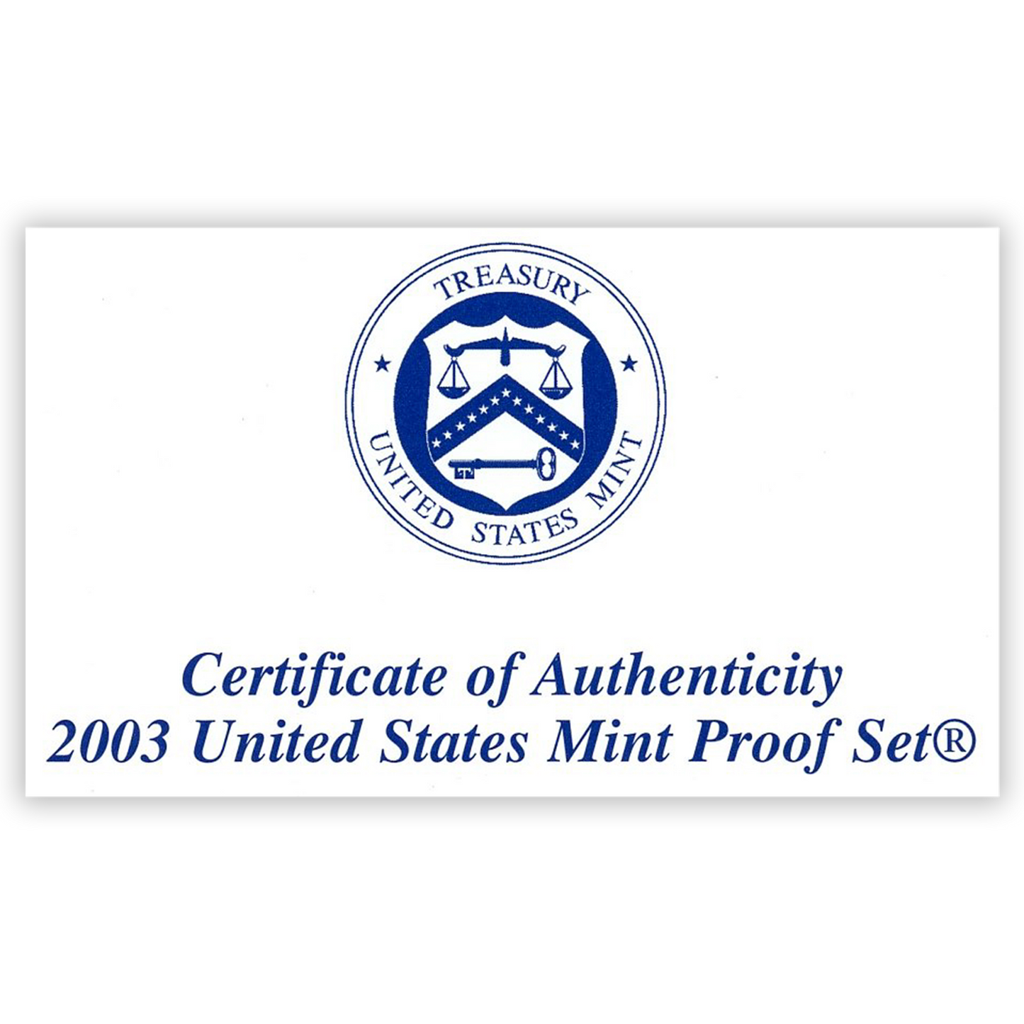 2003 US Proof Set - 10 Coins
