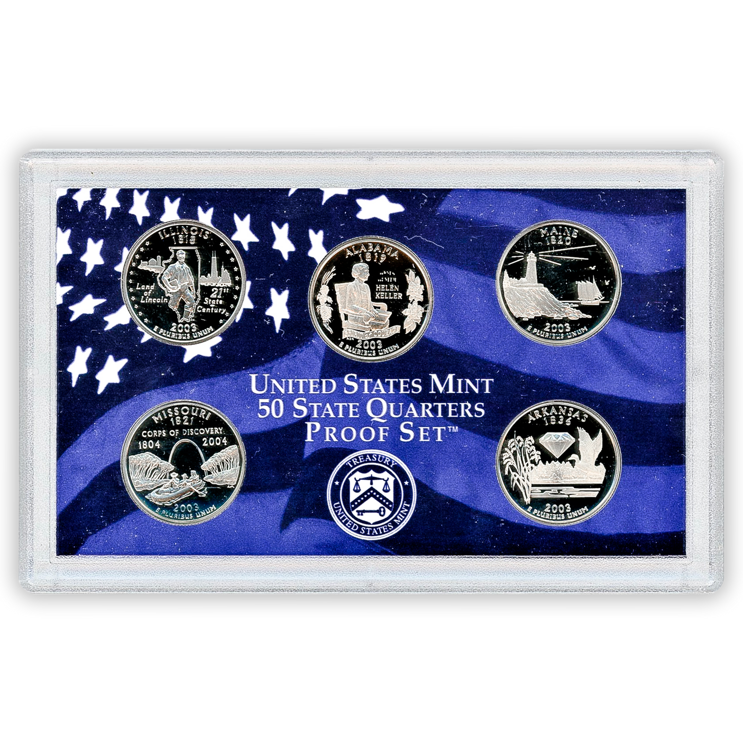 2003 US Proof Set - 10 Coins