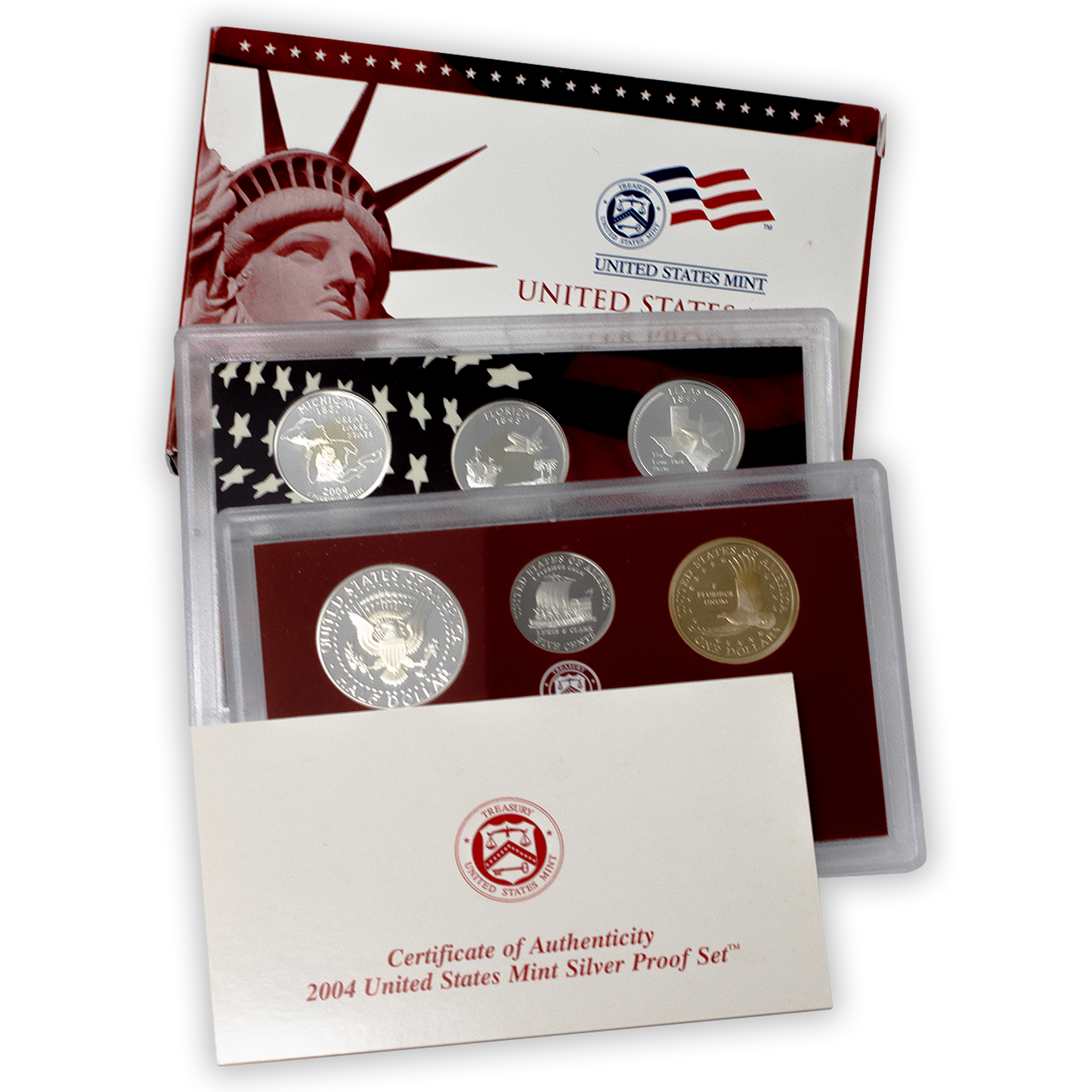 2004 Silver Proof Set - 11 Coins