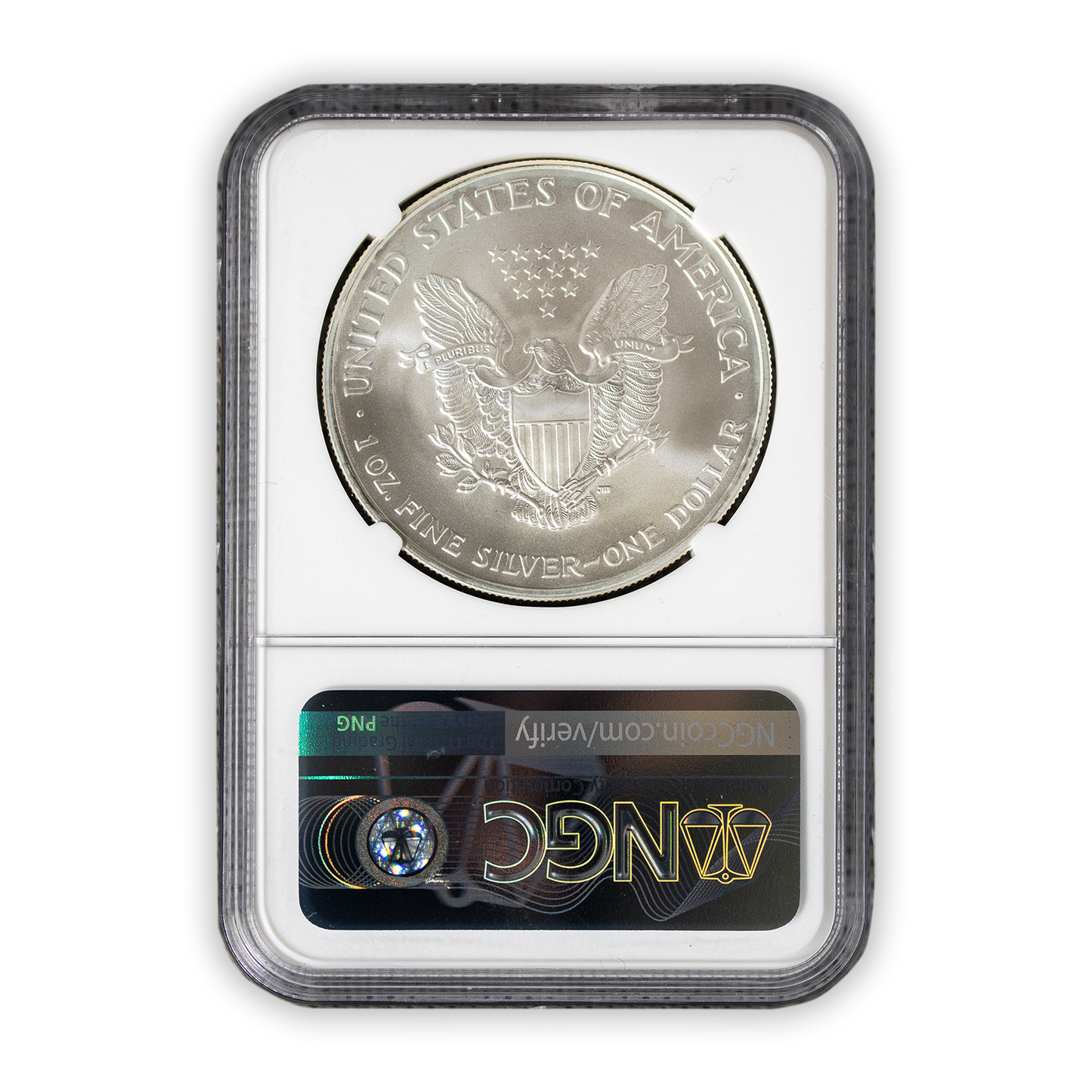 2006 Silver Eagle - Business Strike - NGC MS70 Mercanti Label - CoinsTV