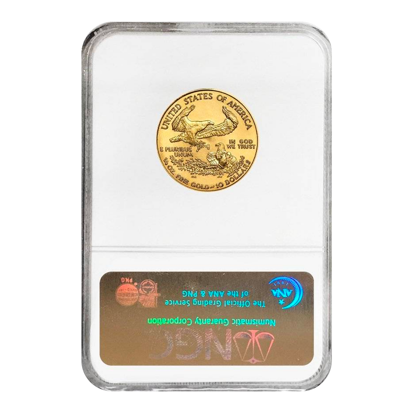 2006 W $10 Gold Eagle - 1/4 oz - West Point Burnished - NGC MS69 - CoinsTV