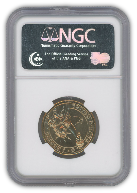 2007 George Washington Dollar Denver - NGC MS66 PL Prooflike - CoinsTV