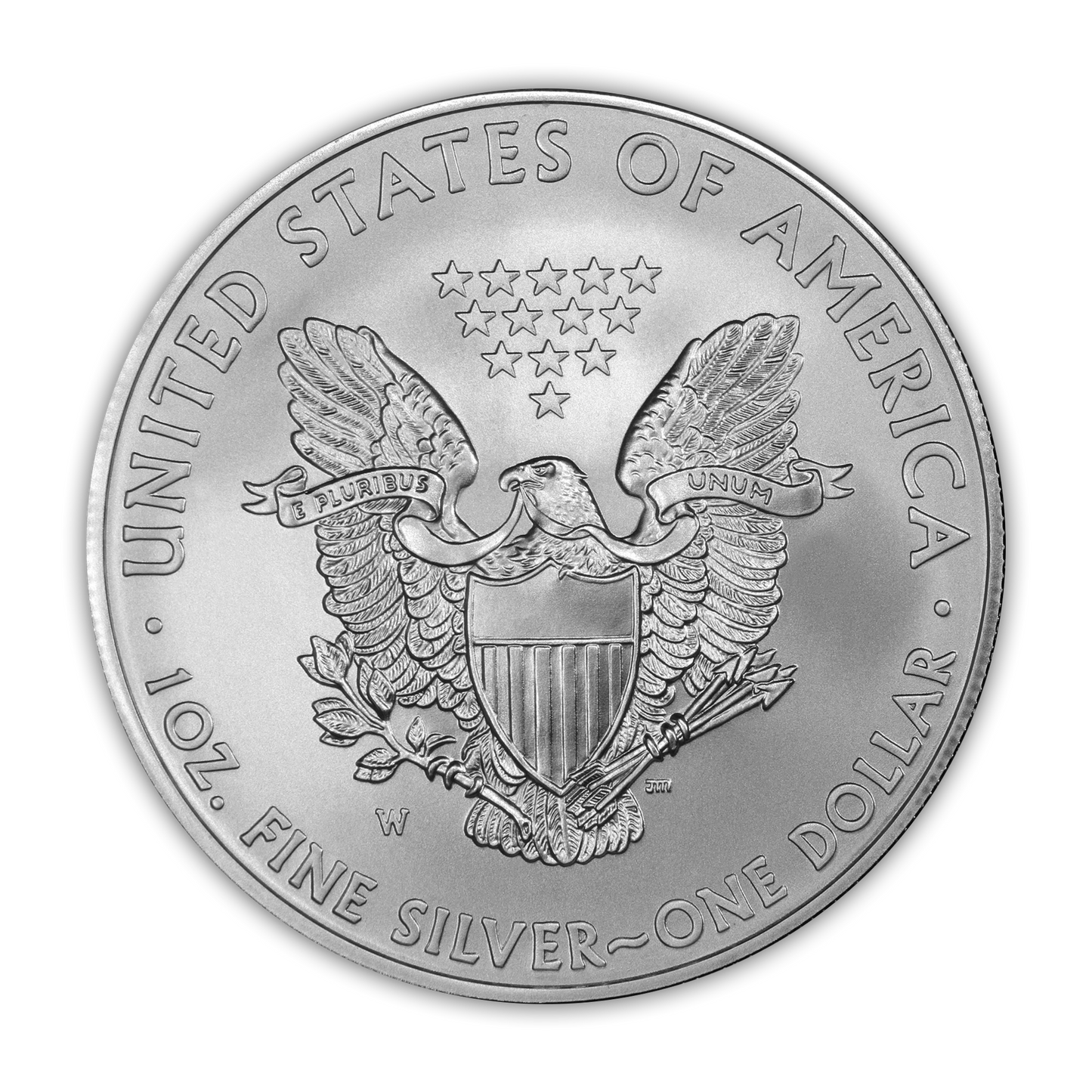 2008 Silver Eagle - West Point Burnished - Original Government Packaging (OGP) - CoinsTV