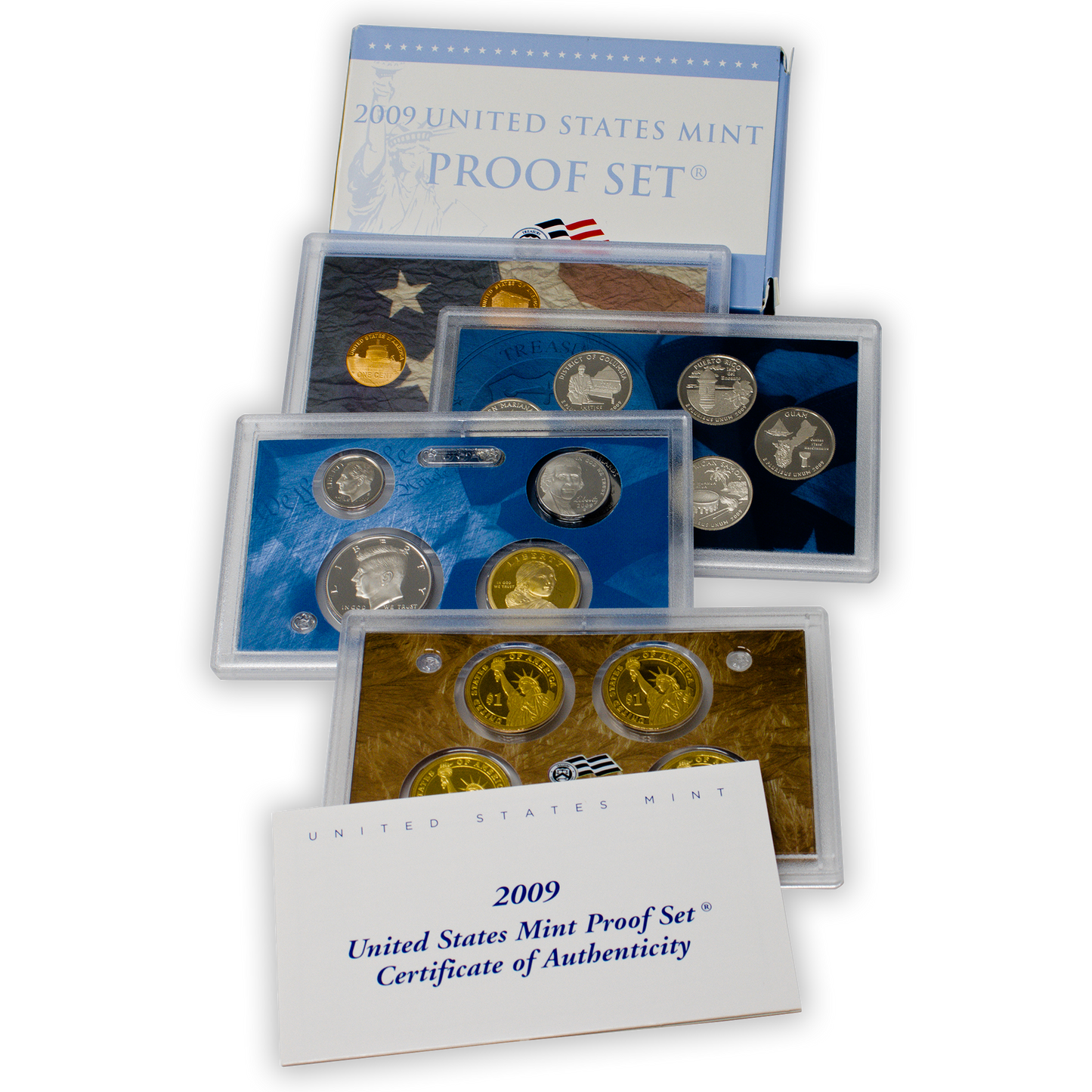 2009 US Proof Set - 18 Coins - CoinsTV