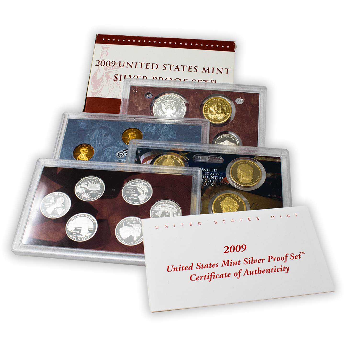 2009 Silver Proof Set - 18 Coins - CoinsTV