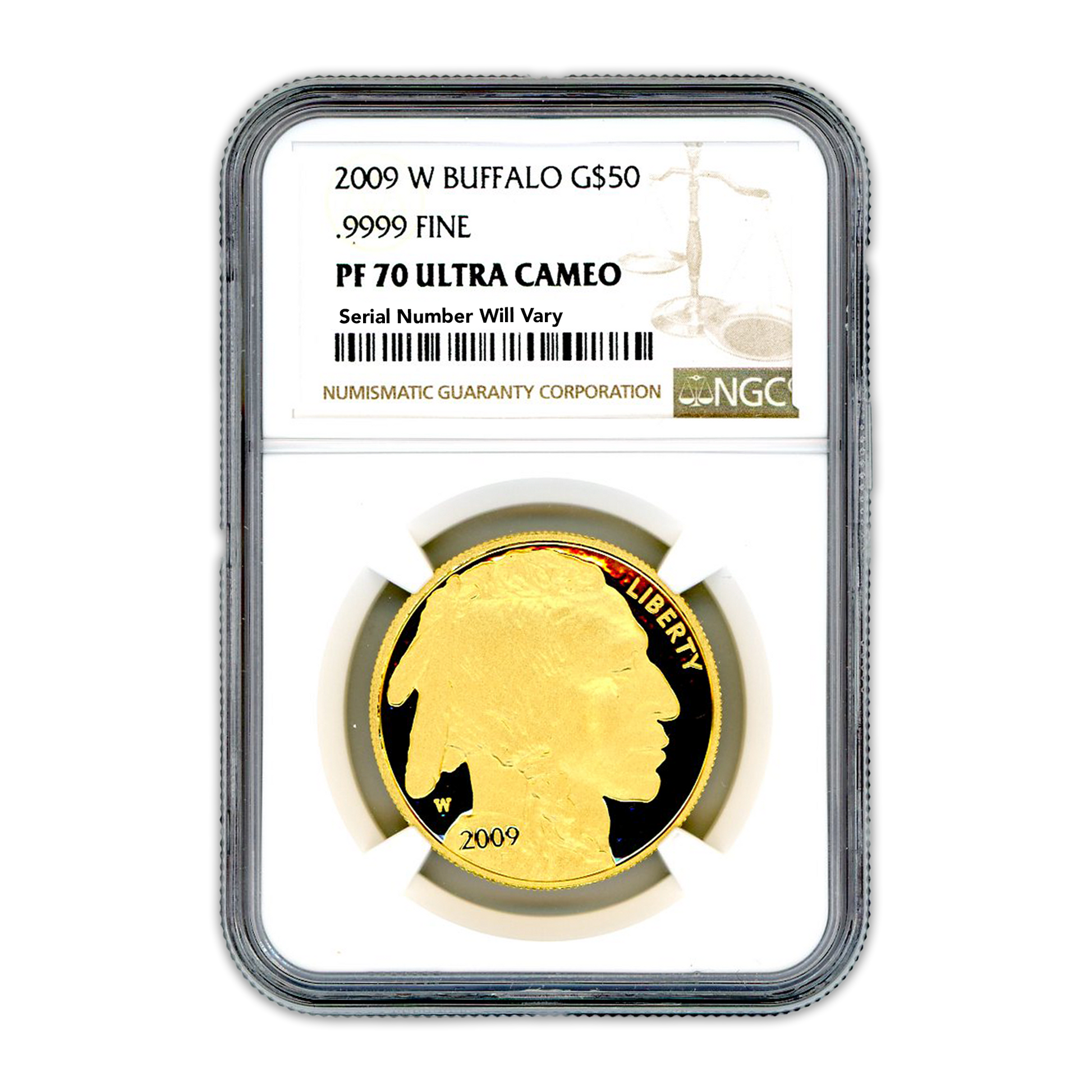 2009 $50 Gold Buffalo - 1oz - NGC PF70 - CoinsTV