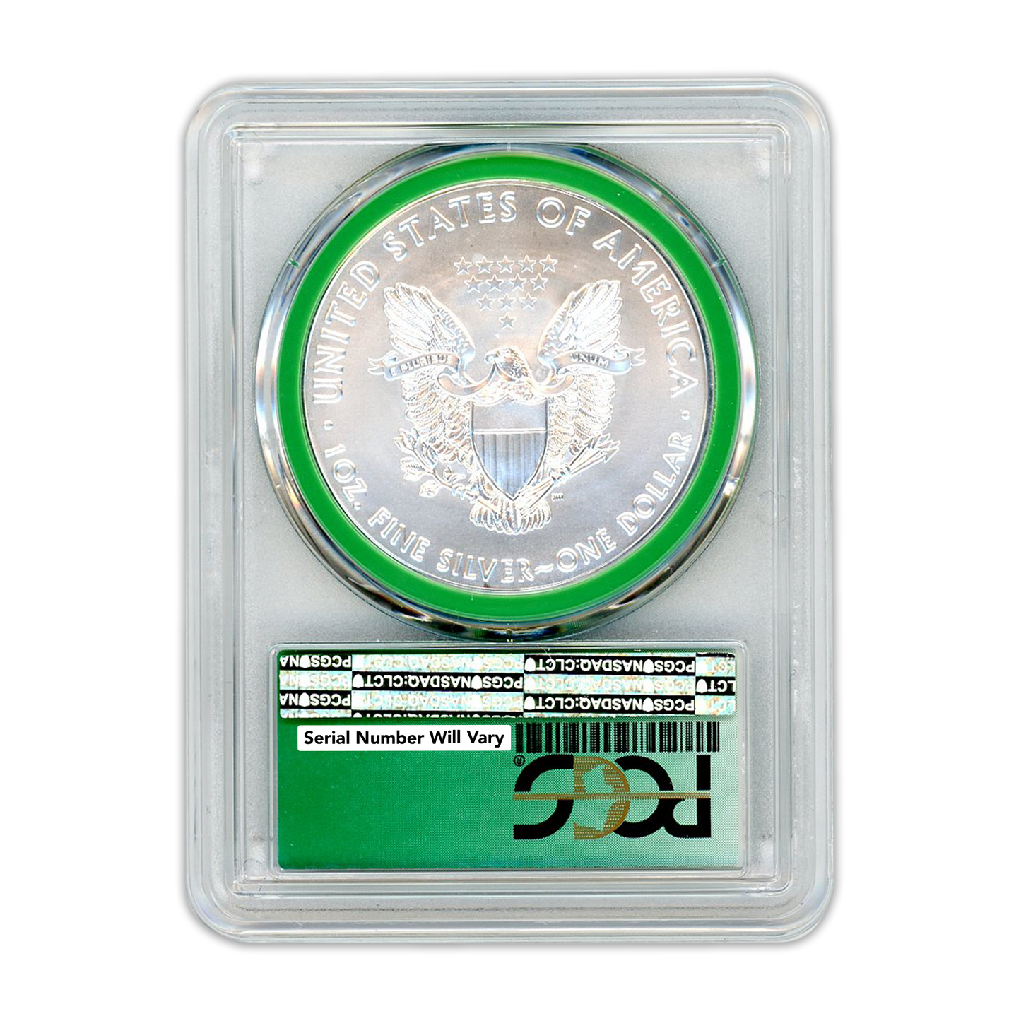 2010 American Silver Eagle - Business Strike - PCGS MS69 Monster Box Label