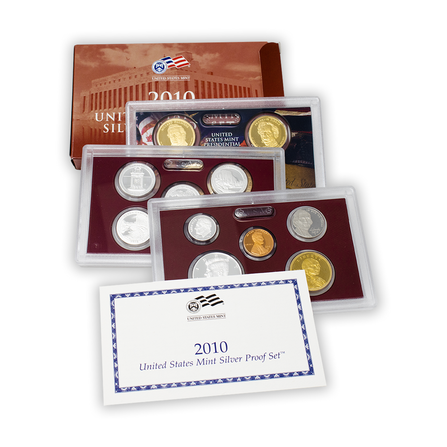 2010 Silver Proof Set - 14 Coins