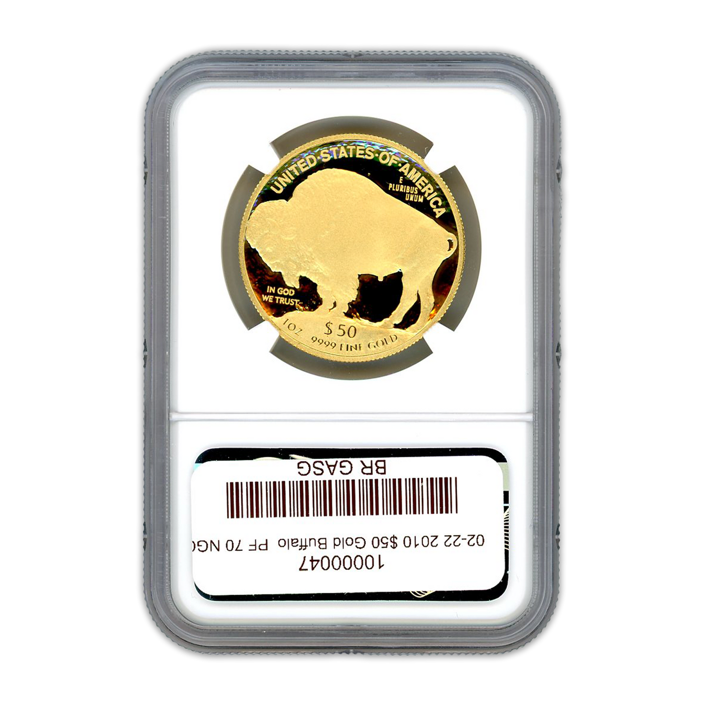 2010 $50 Gold Buffalo - 1oz - NGC PF70 - CoinsTV