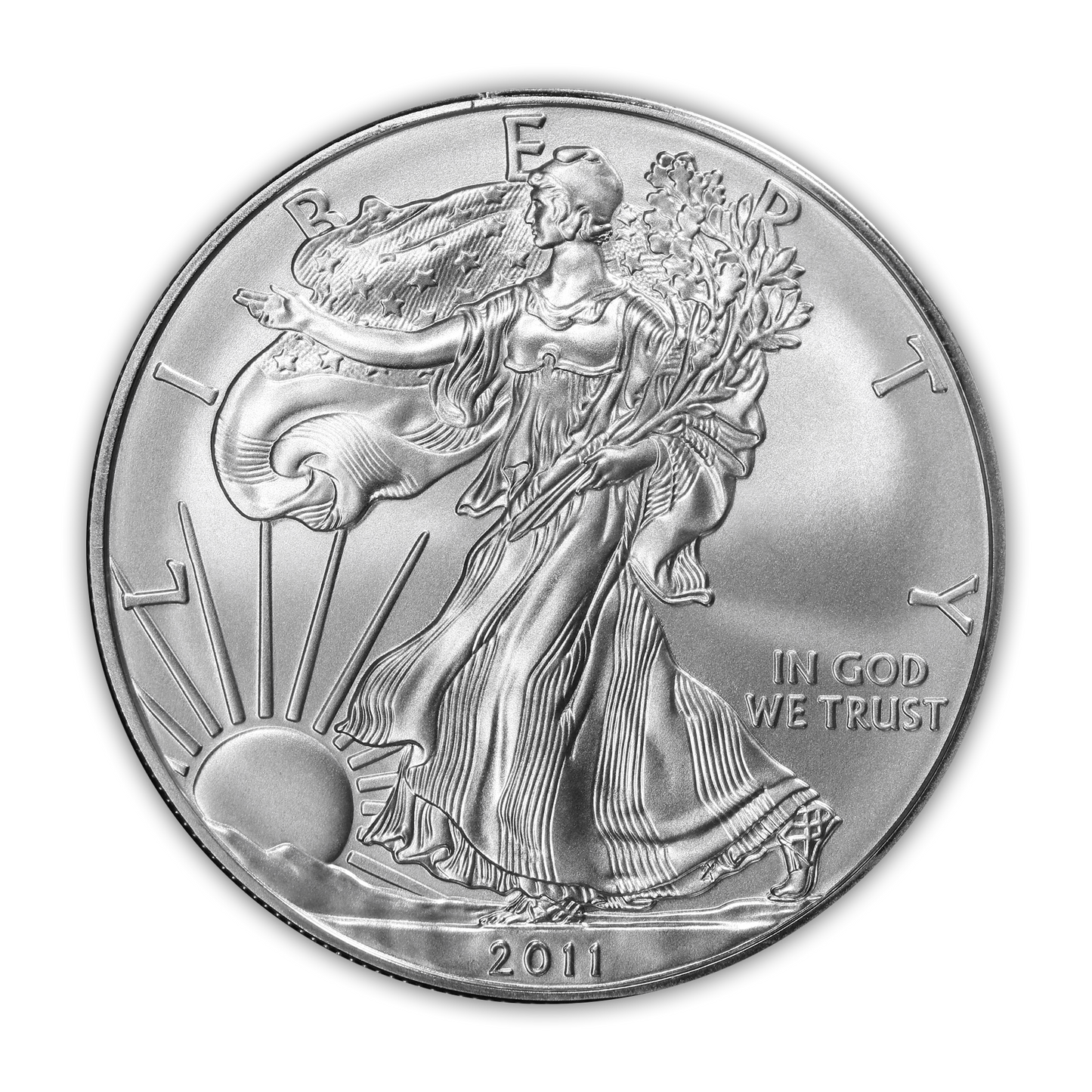 2011 Silver Eagle - West Point Burnished - Original Government Packaging (OGP)