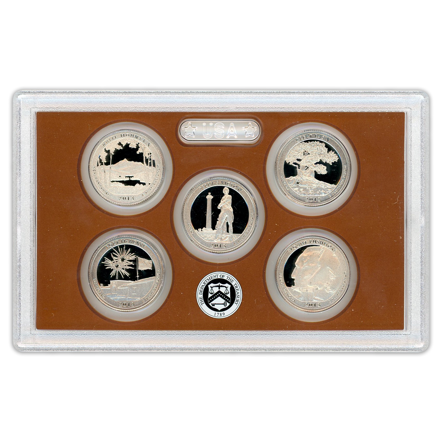 2013 United States Mint - America the Beautiful - Quarters Proof Set