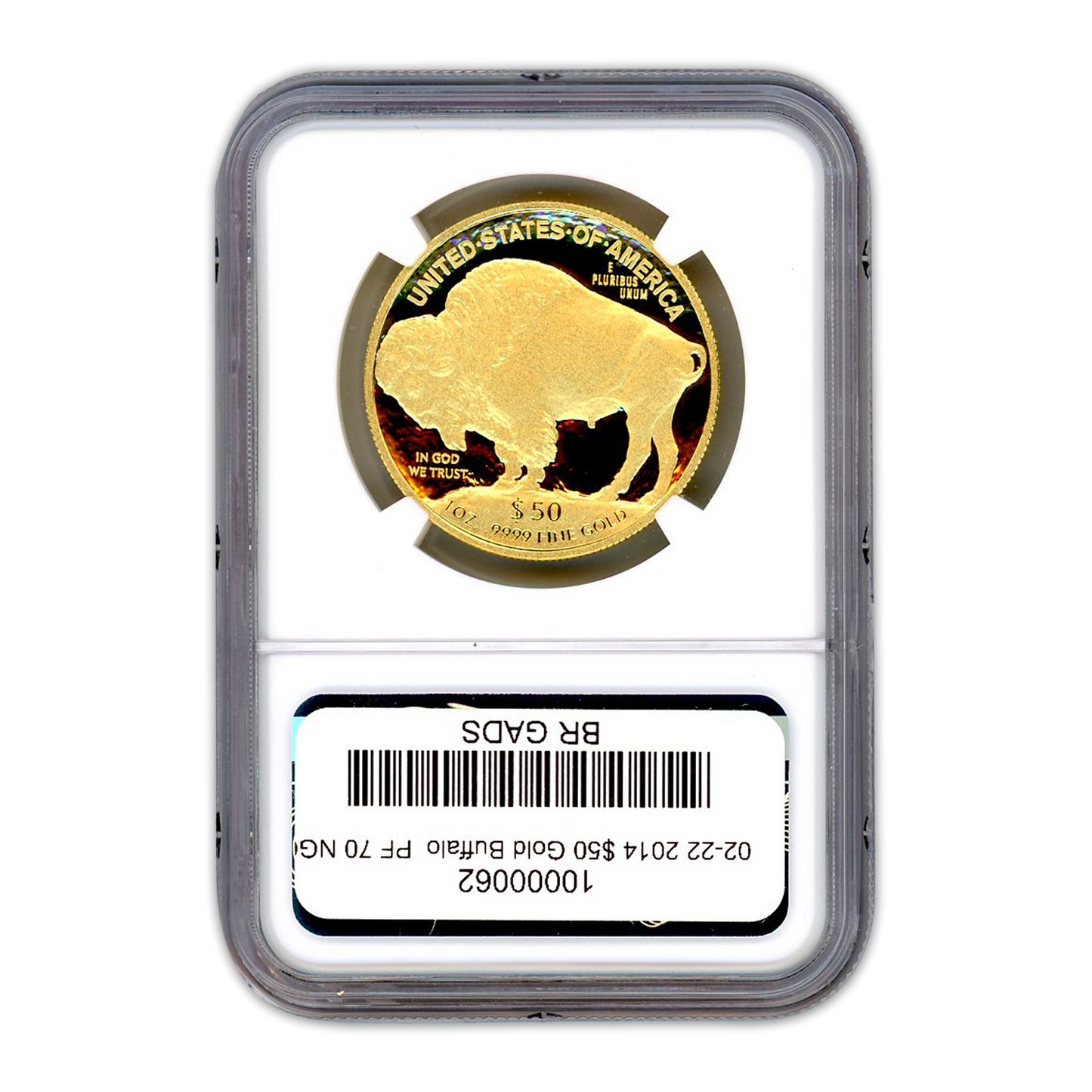 2014 $50 Gold Buffalo - 1oz - NGC PF70 - CoinsTV