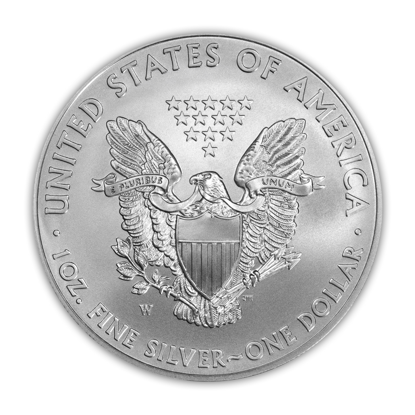 2014 Silver Eagle - West Point Burnished - Original Government Packaging (OGP) - CoinsTV