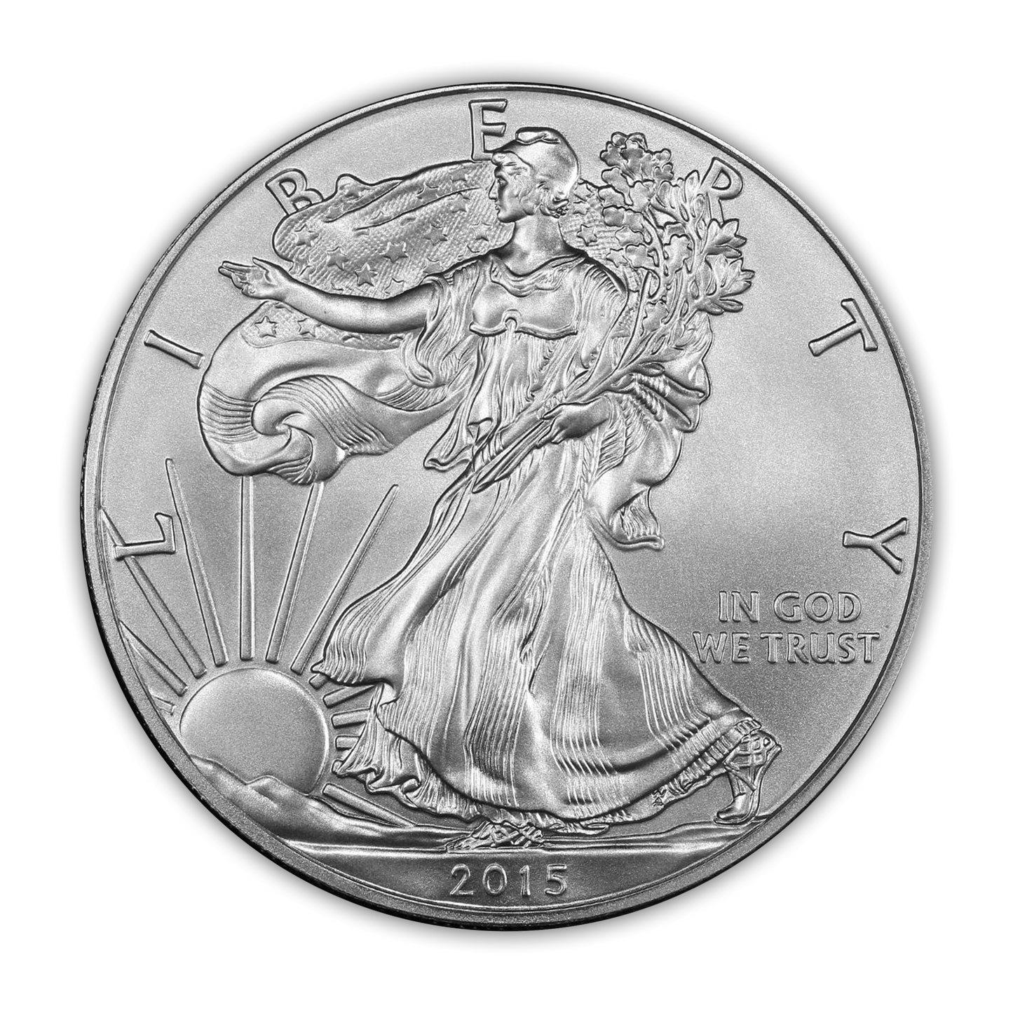2015 Silver Eagle - West Point Burnished - Original Government Packaging (OGP)