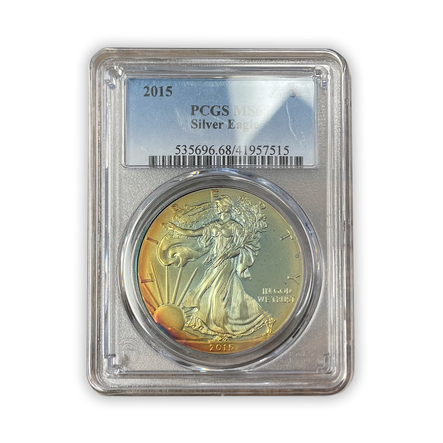2015 Silver Eagle - Business Strike - PCGS MS68 - Deep Toned