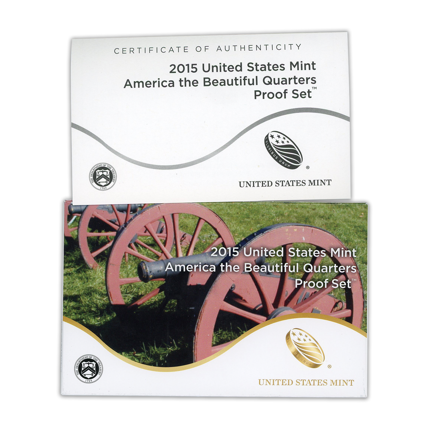 2015 United States Mint - America the Beautiful - Quarters Proof Set - CoinsTV
