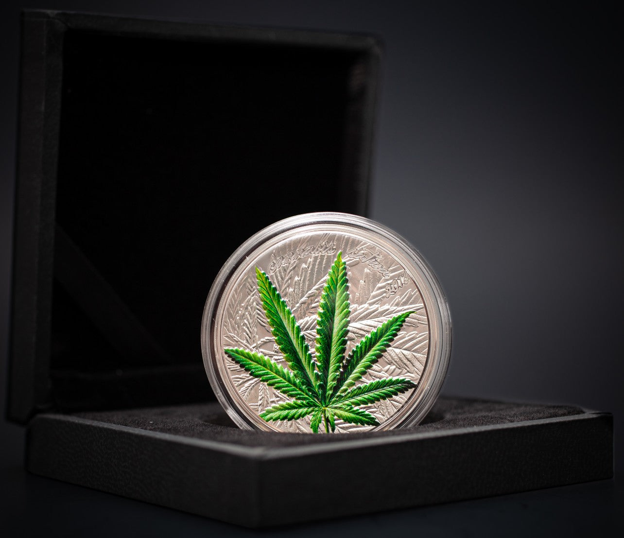 2016 Cannabis Sativa 1 Oz Silver Proof - Mint of Benin