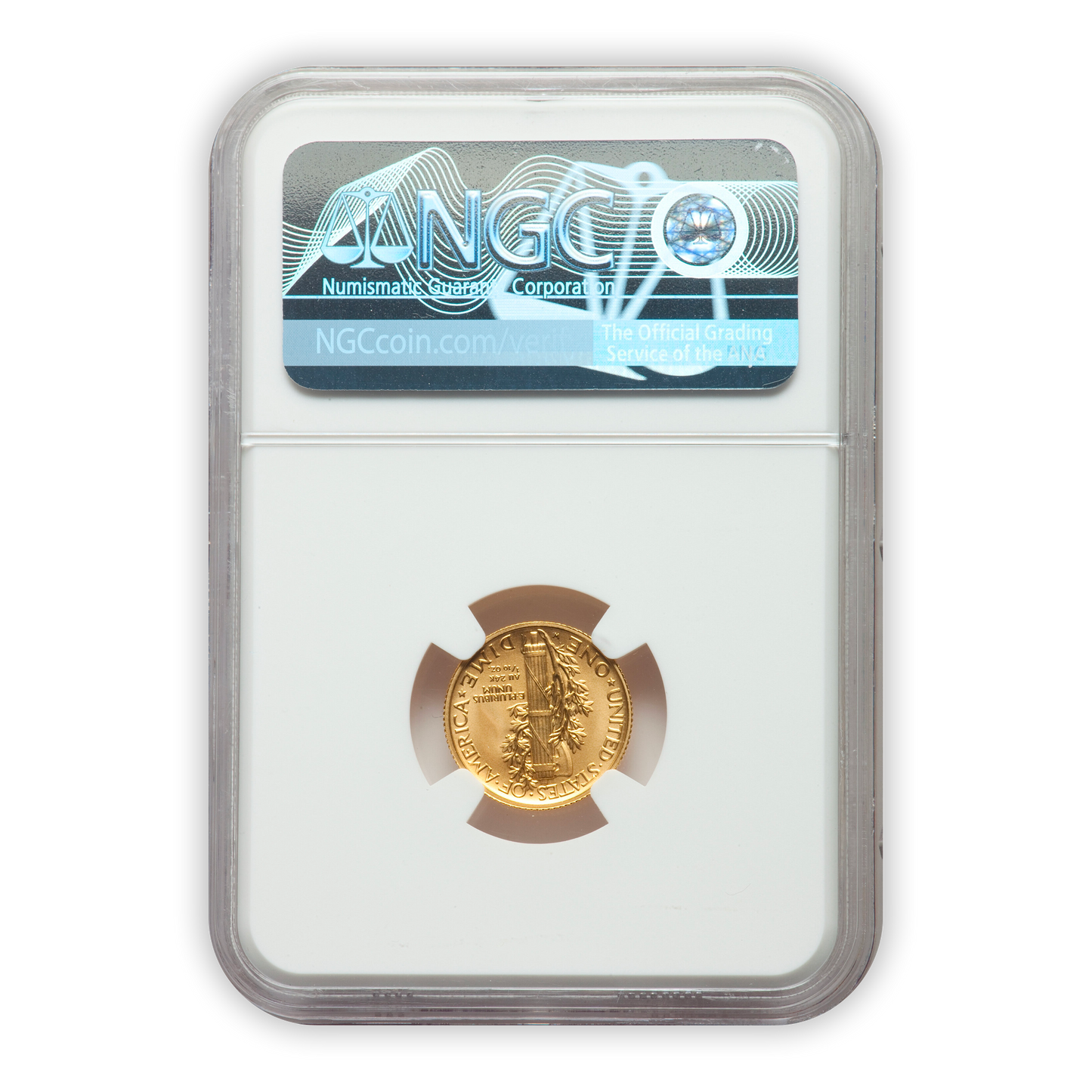 2016 Mercury Dime Centennial Gold - NGC SP70 Mike Castle Label - CoinsTV
