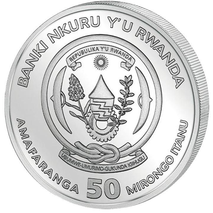 2016 Meerkat 1 Oz Silver - Rwanda - Brilliant Uncirculated - CoinsTV