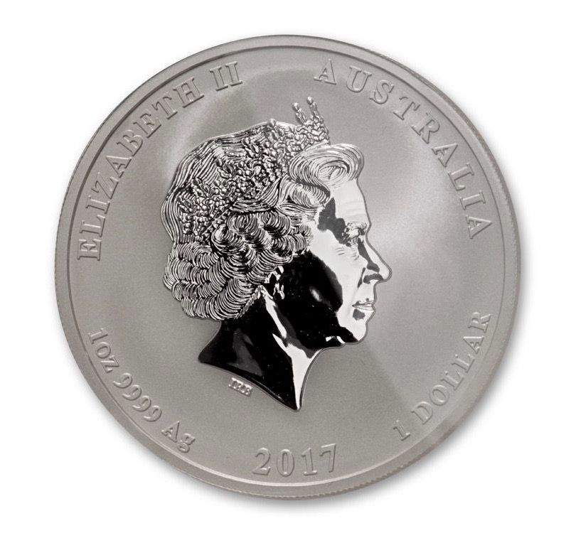 2017 Dragon & Phoenix Error 1 Oz Silver - Perth Mint - Business Strike - NGC MS70 - CoinsTV