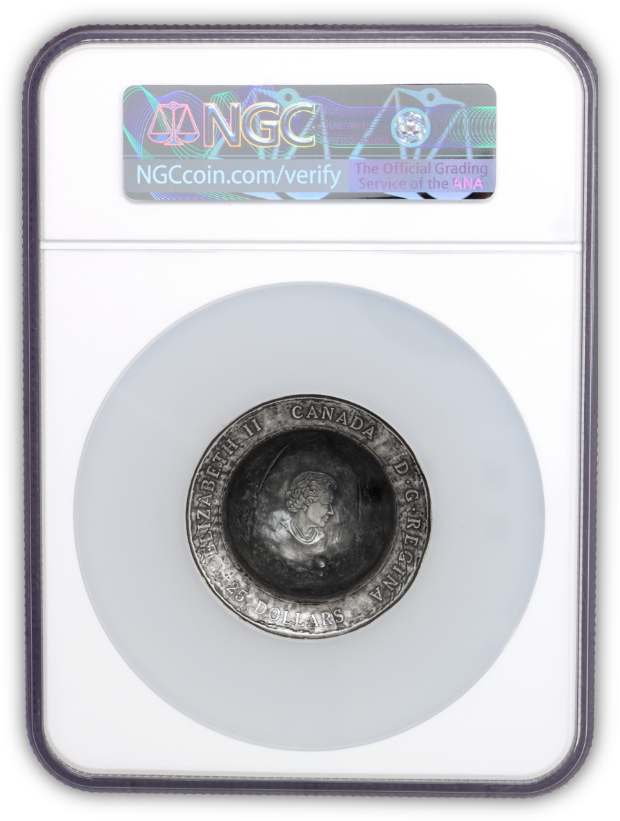 2018 RCM Lest We Forget Helmet 1.5 Oz Silver - NGC MS70