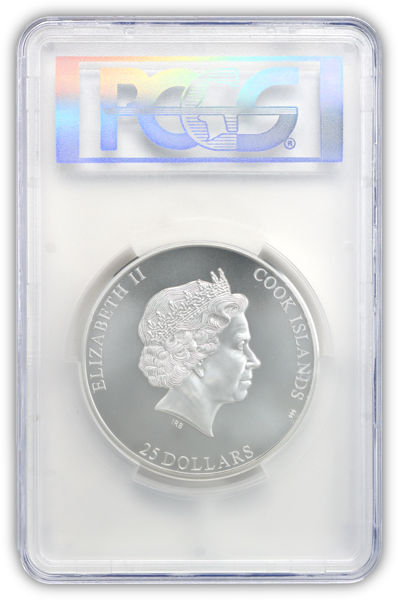 2018 Cook Islands Aconcagua 5 oz Silver - PCGS MS70 High Relief First Day of Issue