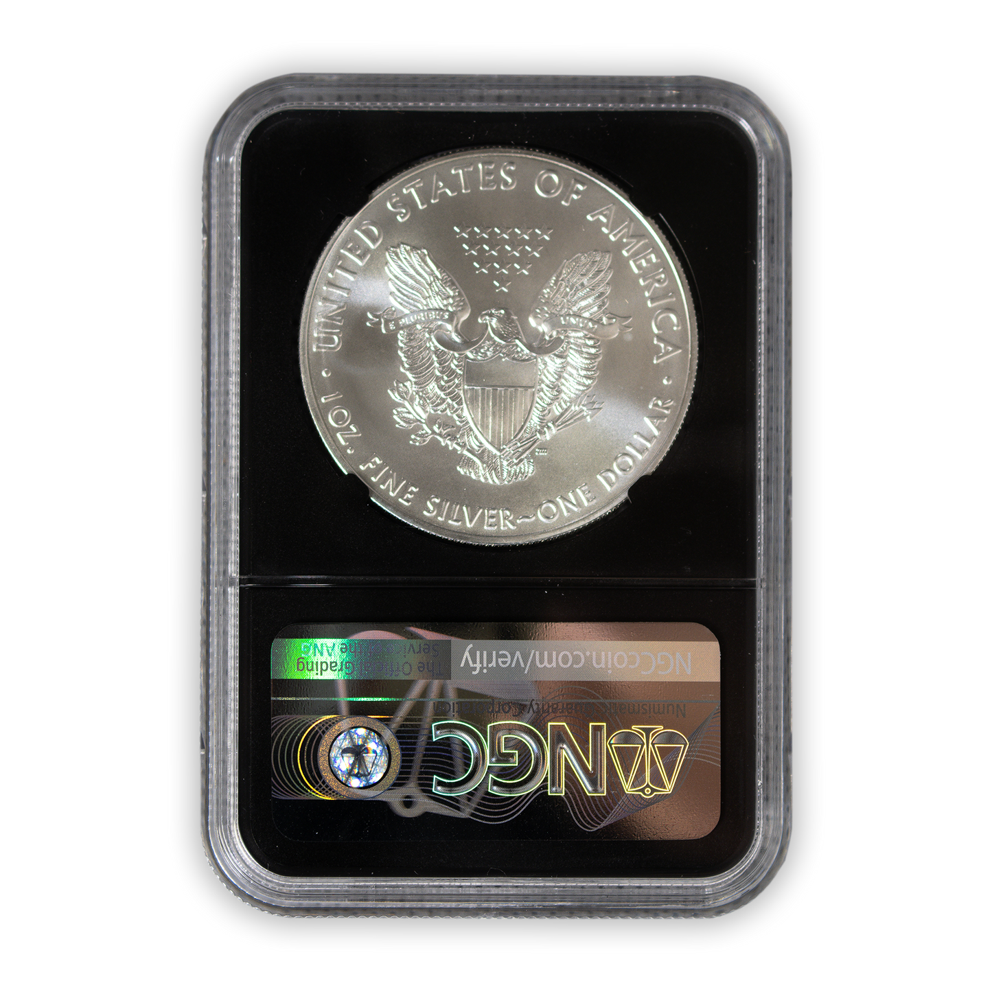 2019 Silver Eagle - Business Strike - NGC MS70 FDOI Mercanti Label - CoinsTV
