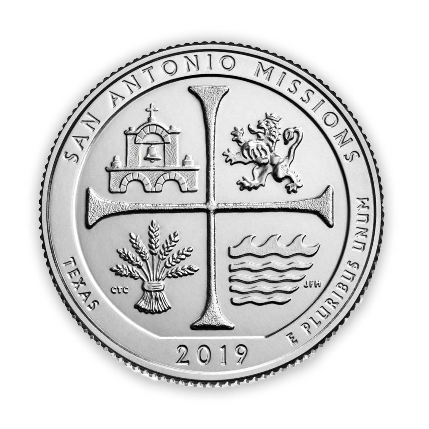 2019 San Antonio Missions Quarter Dollar West Point - NGC MS64