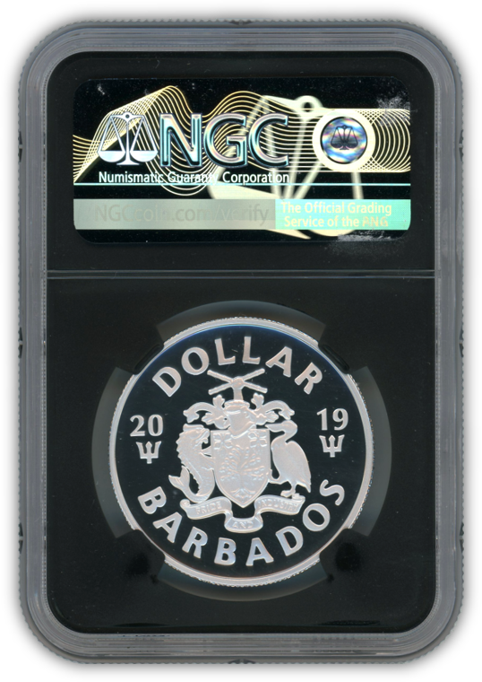 2019 The Bat Signal 3/4 Oz Silver - NGC PF70 Ultra Cameo Black Core First Release - CoinsTV