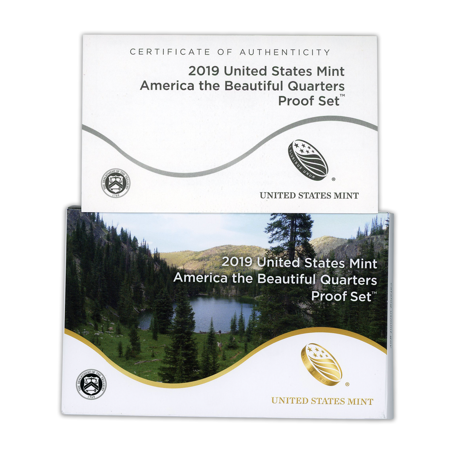 2019 United States Mint - America the Beautiful - Quarters Proof Set - CoinsTV